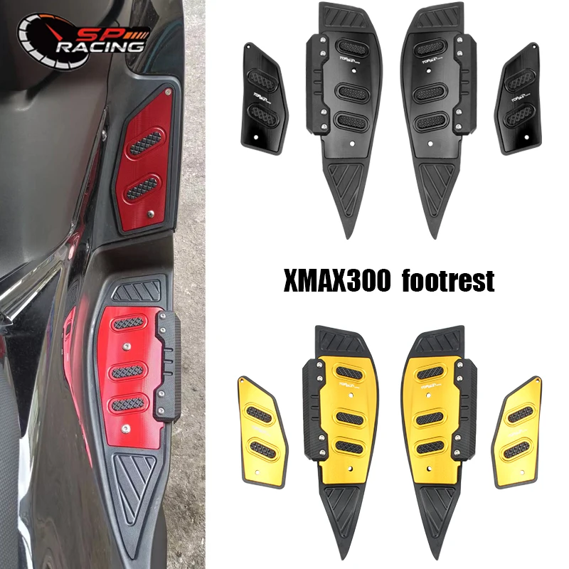 

New Footpads XMAX 125 250 300 400 Front Rear Pegs Plate Pedal Skid proof Footrest For Yamaha X-MAX125 X-MAX250 X-MAX300 X-MAX400