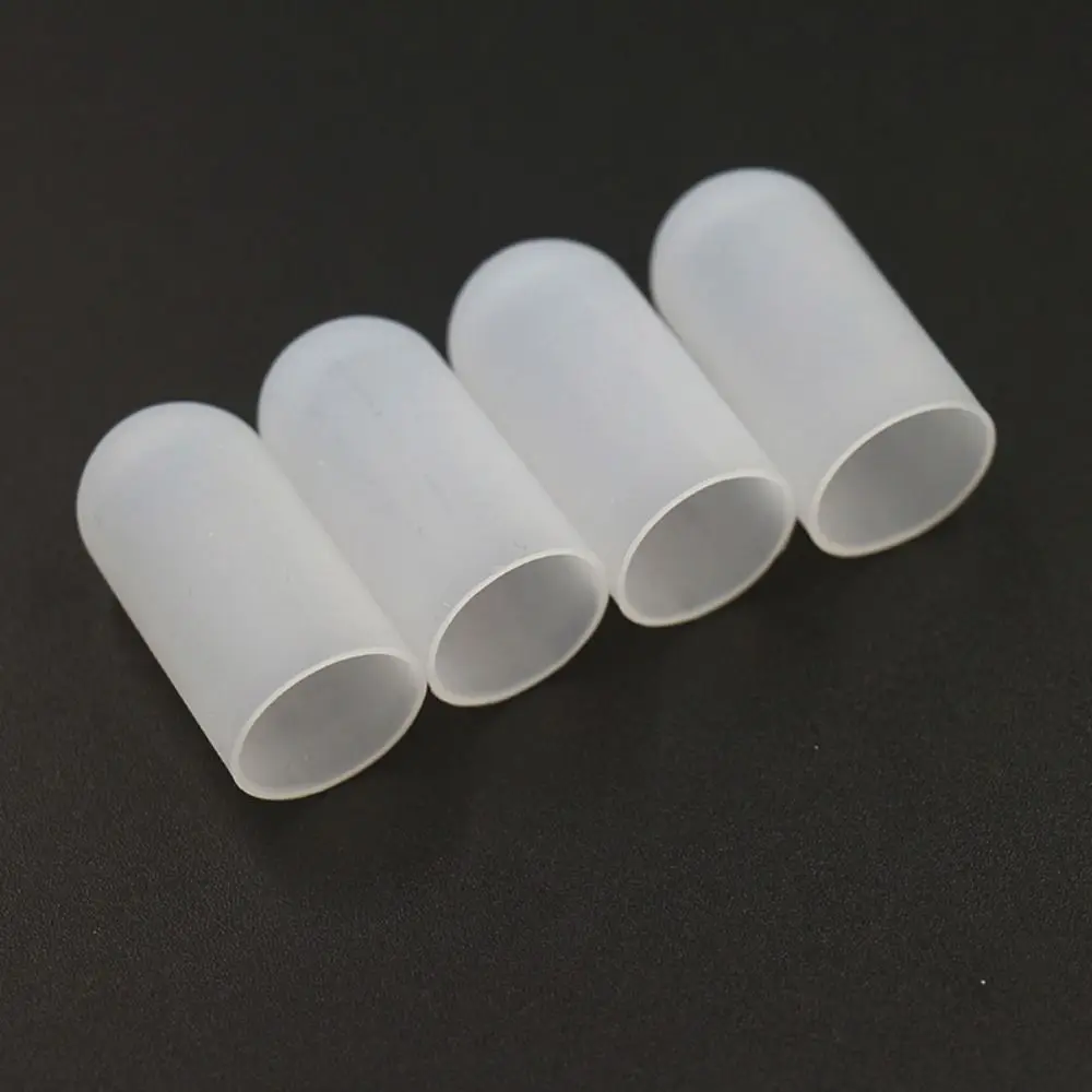 5/10 Pcs High Temperature Resistant Silicone Finger Protector Anti-slip Heat Insulation Finger Sleeves Transparent Antistatic