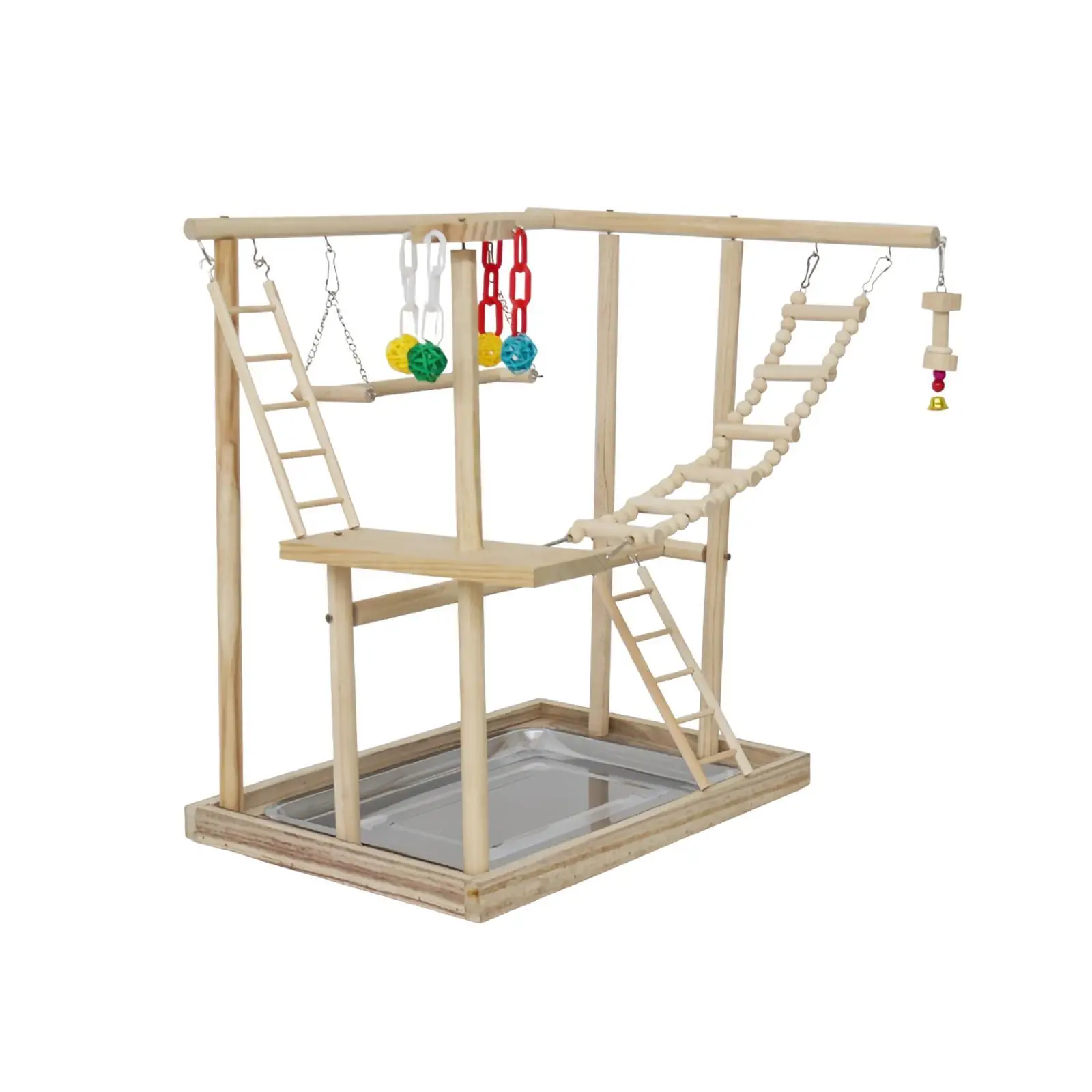 Parrot Playground Exercise Playpen Play Gym Stand Birds Parrots Toys Conures