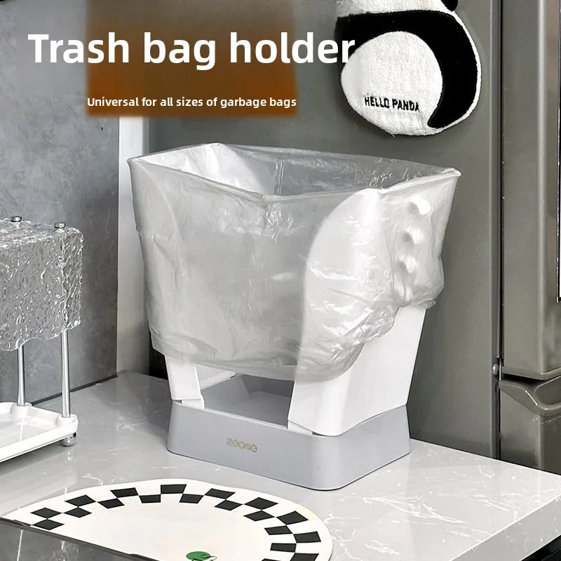 

Adjustable Kitchen Tra Can Stand without Lid Living Room Narrow Tra Basket Desktop Storage Buet Home Use Garbage Bag