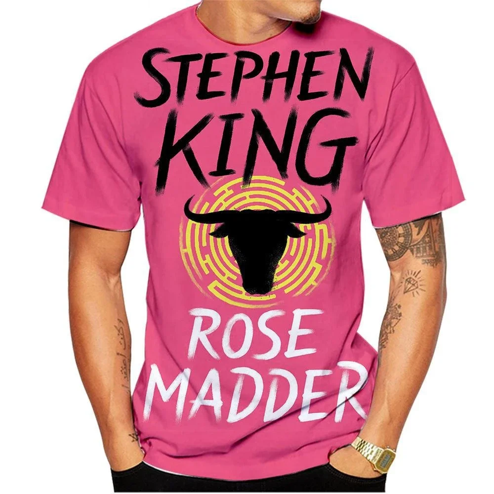Christine Stephen King Men\'s Casual T-Shirt Stephen King Horror Killer Car Black 3D printed Short Sleeved Horror Top