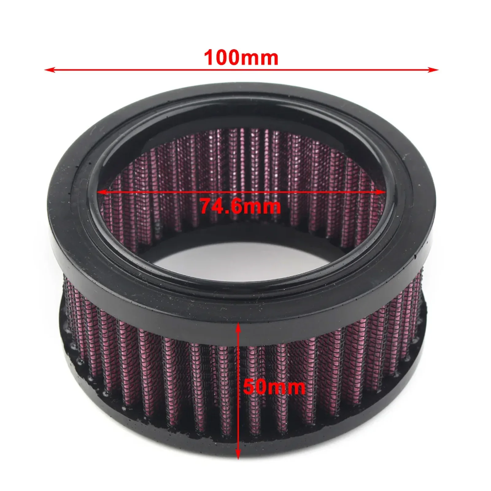 Motorcycle Air Cleaner Intake Air Filter Replacement for Harley Sportster X48 XL883 XL1200 2004-2018
