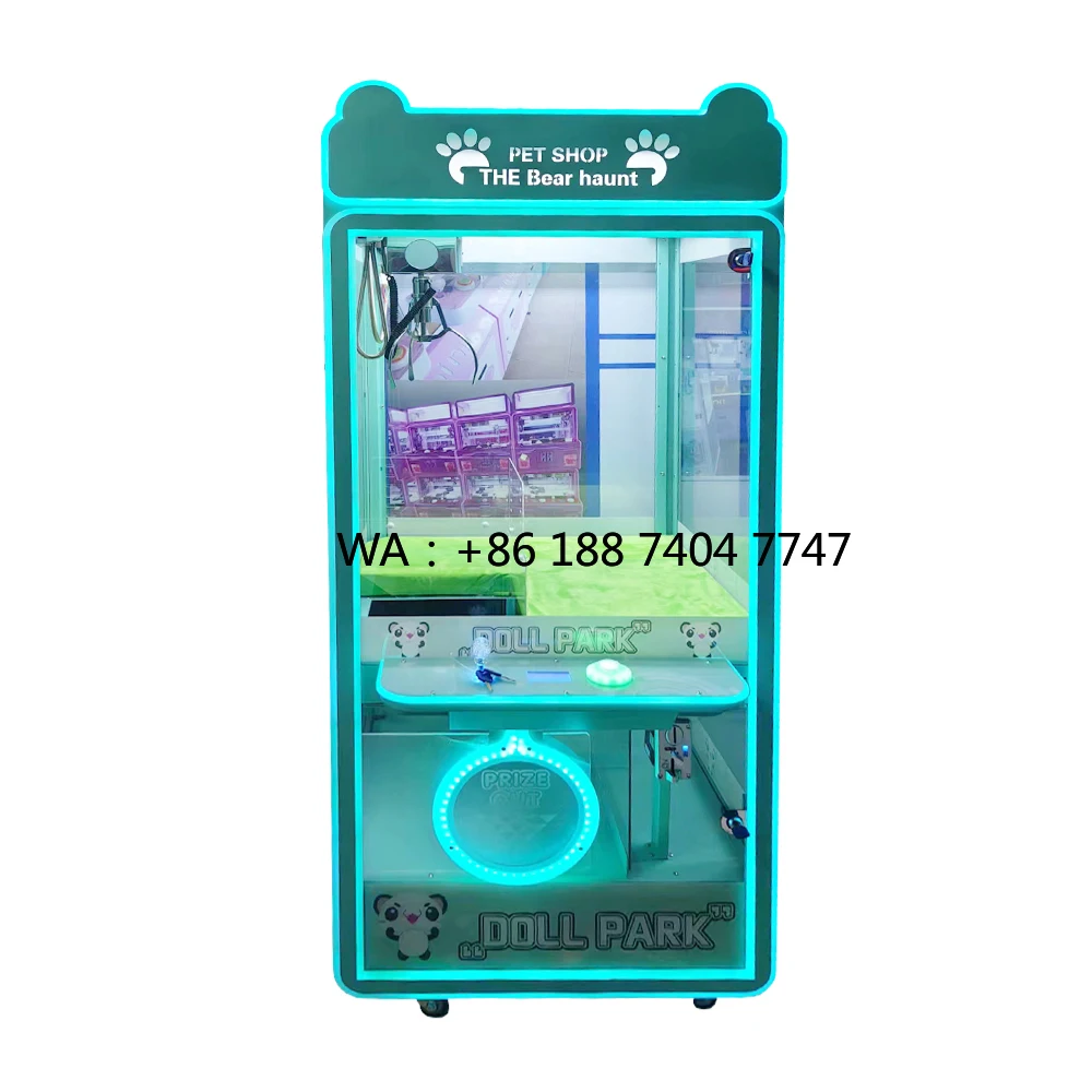 

Factory Direct Sale Amusement Park Custom Coin Operated Claw Game Machine Prize Plush Dolls Claw Machine
