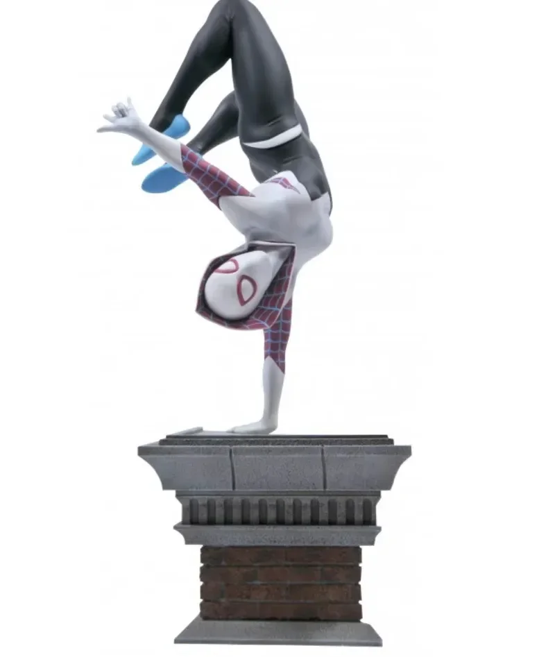 Figuras de Marvel Dst de 8 pulgadas, estatua invertida hecha a mano, Spiderman Gwen, ideal para regalo