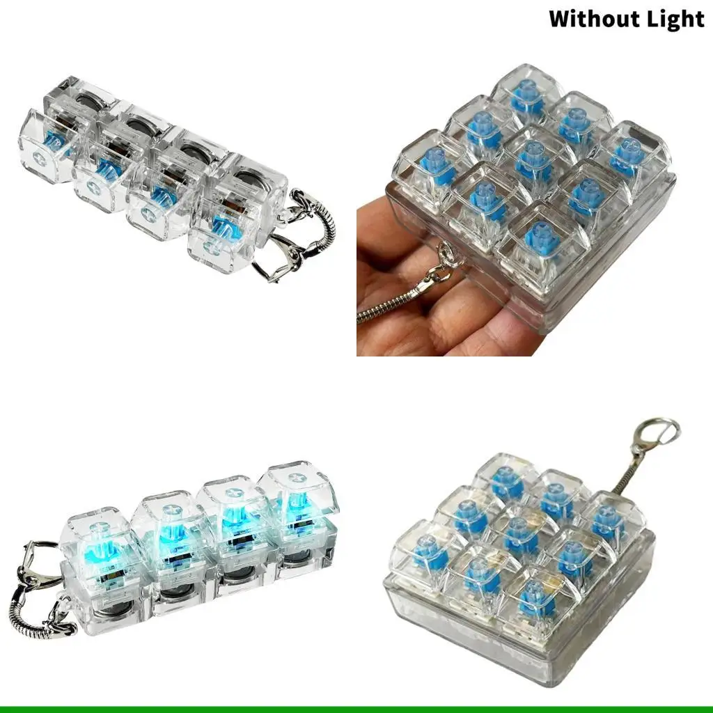 U55C Mechanical Keyboards Tester Ergonomic Keyboards Switches Selection Tool Keychain