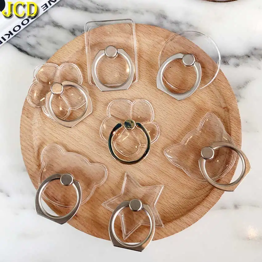 JCD 1 шт. универсальный держатель для мобильного телефона подставка кольцо на палец магнитный для смартфона прозрачный держатель для Iphone Samsung Huawei