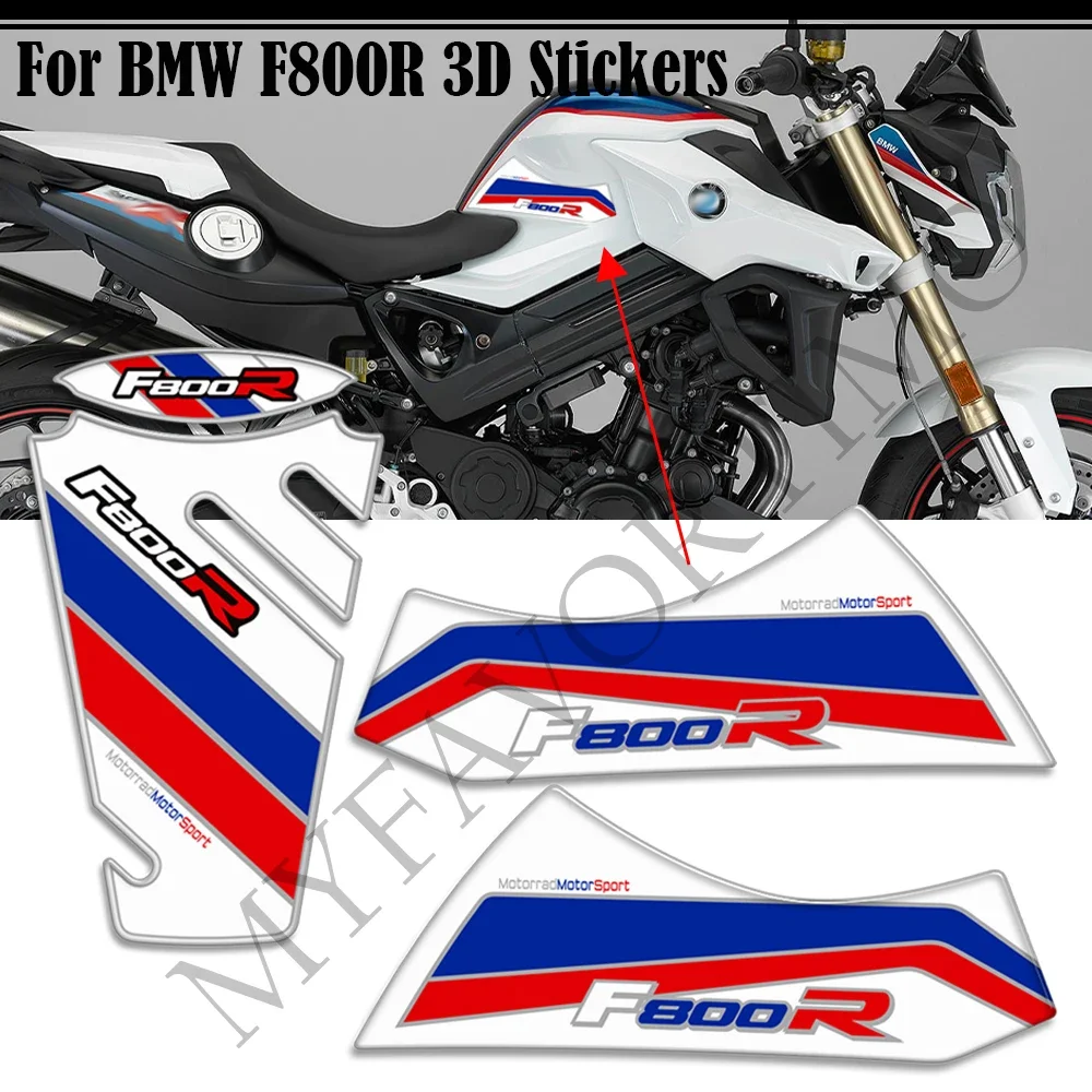 

New For BMW F800R F 800 R 800R Fuel Tank Gasket Anti-skid And Scratch Resistant Motorcycle Primary Color Stickers Decal Film