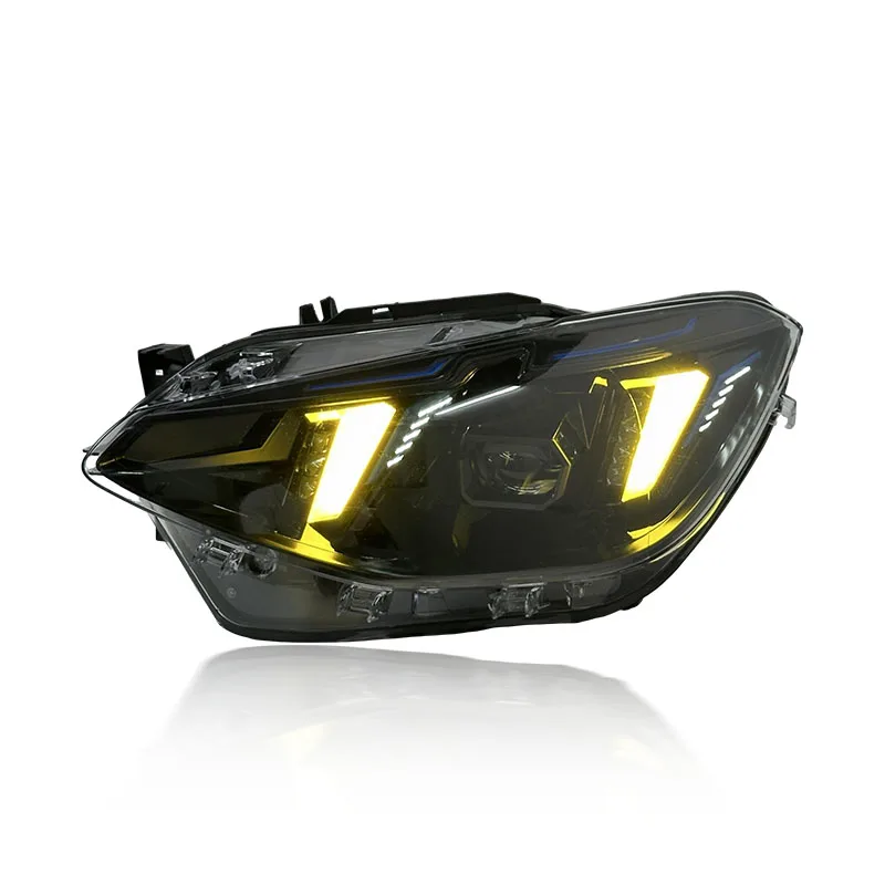High Quality Car Accessories For BMW 1 Series F20 Headlight 12-14 Yellow White DRL Switch Dual-Color Daytime Running Light