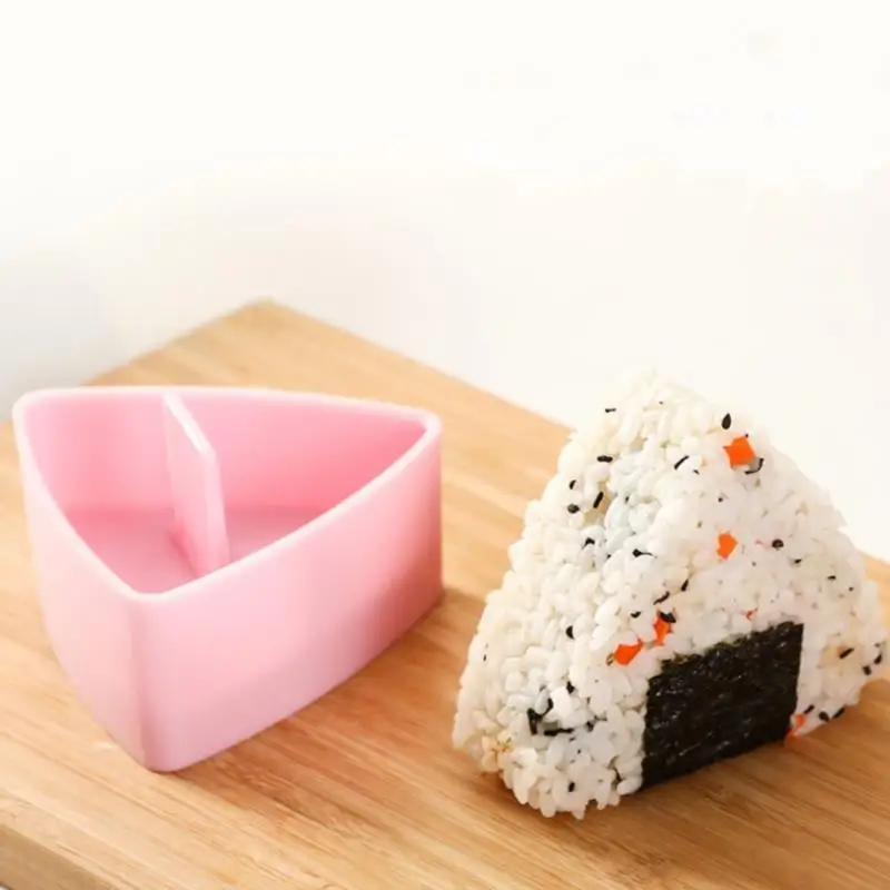 New#Sushi Mold Onigiri Rice Ball Food Press Triangular Sushi Maker Mold Sushi Kit