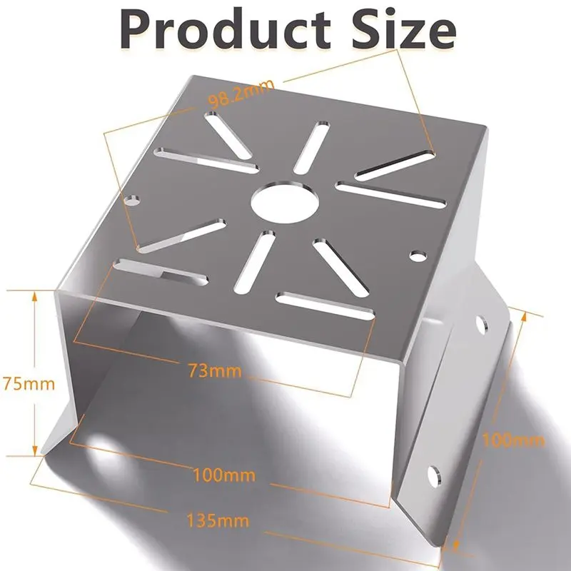 M01K Bracket Base For Hikvision Dome Camera- External Corner Mount For Secure Outdoor Surveillance Systems Equipment