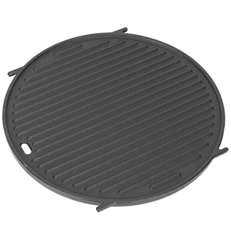 

8834 Cast Iron Griddle for Gourmet BBQ System Sear Grate Griddle for 22inch Kettle Premium Charcoal Grill 22 Smokers for Kett