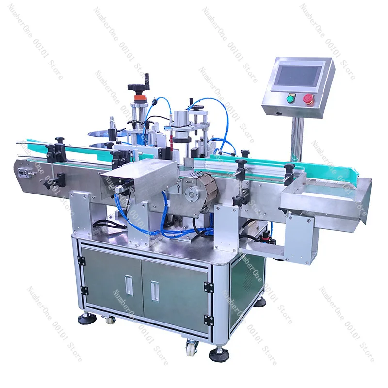 

Automatic chili sauce hexagonal bottle labeling machine Vertical labeling machine