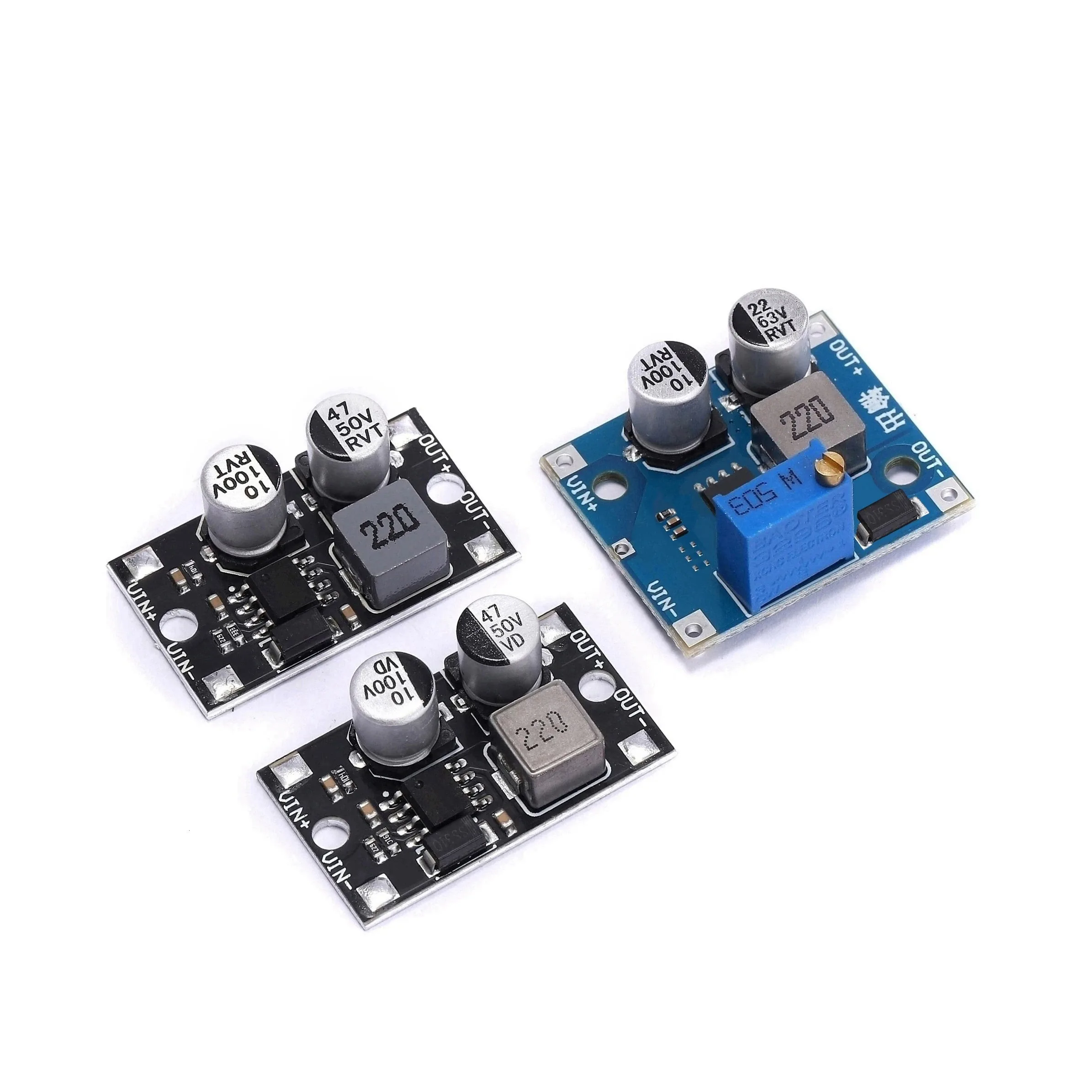 โมดูลแปลงไฟ DC-DC แบบปรับแรงดันได้ LX8015 รับแรงดันไฟฟ้าขาเข้า 5-80V เป็นแรงดันขาออก 1-62V 1.5A  เหนือกว่า XL7015 สำหรับวงจรพลังงานแสงอาทิตย์