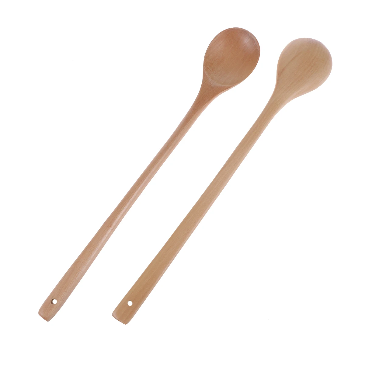 

2Pcs Wooden Eco friendly Non Marmalade Spoon scratching Kitchen Cooking Utensils Long H Stirring Spoon Marmalade Jam