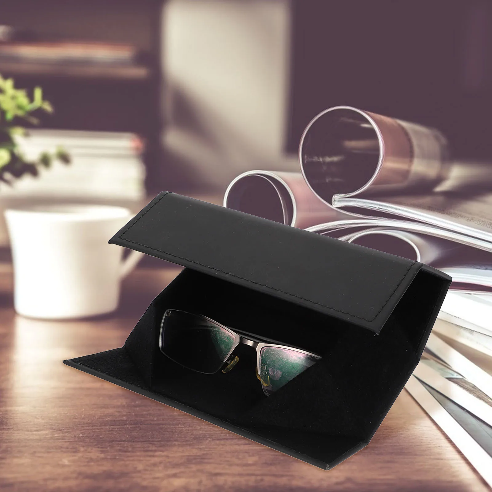 

1pc Glasses Box Storage Box For Eyeglasses Portable Durable Case Scratch Resistant Dustproof Eyewear Holder Spectacle