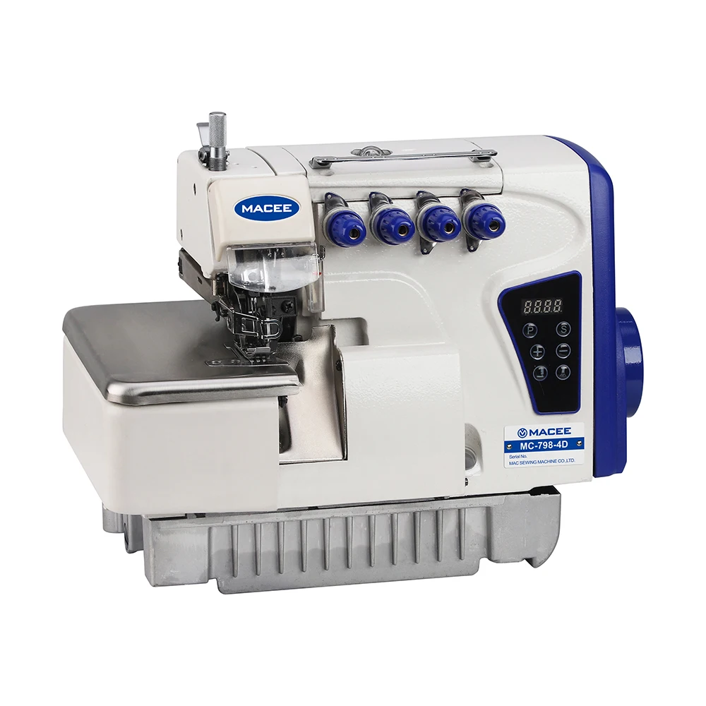MC 798-4D Computerized Four Thread Direct Drive Power Saving Moter Overlock Industrial Sewing Machine