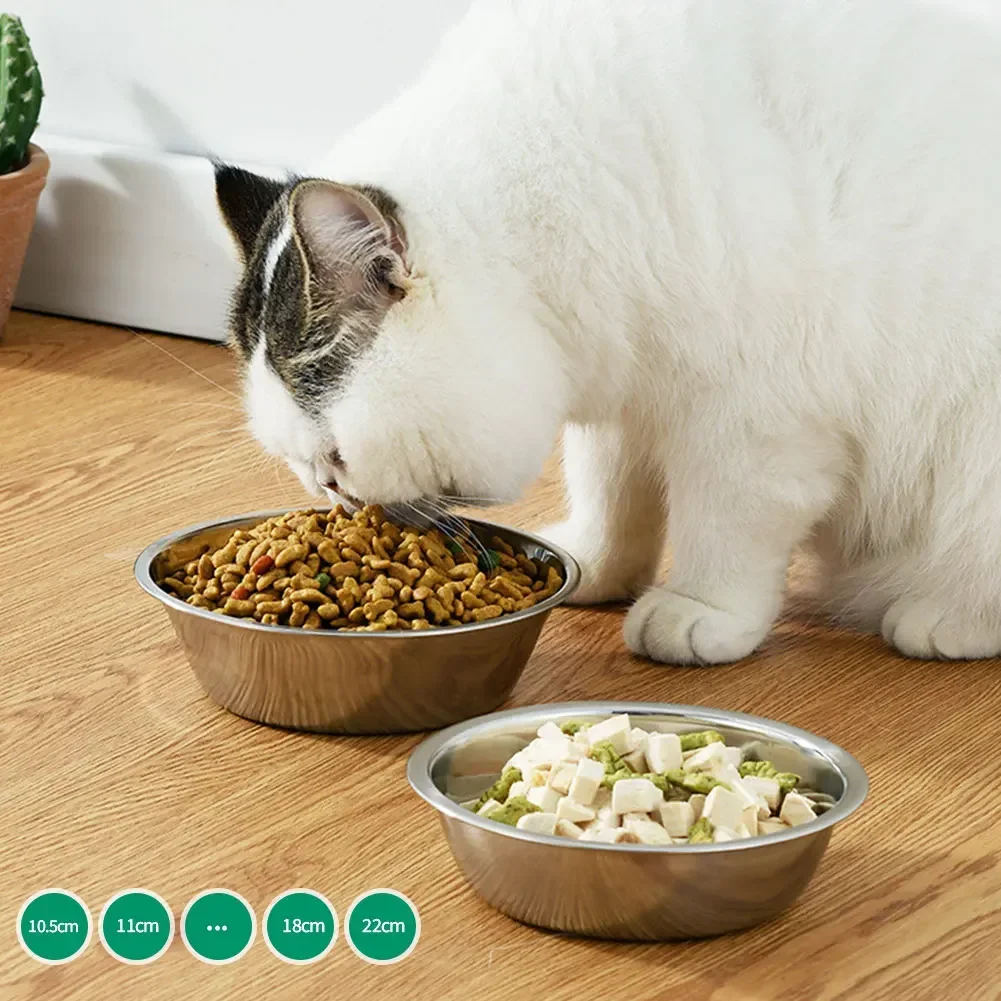 Hondenbak met grote capaciteit, roestvrijstalen voerbak voor huisdieren, drinkbak voor katten en honden, metalen voerbak, duurzaam en goedkoop