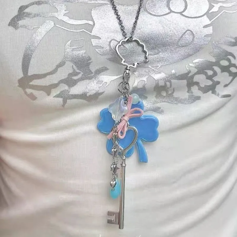 

Розовый большой музыкальный нот, мягкий ПВХ брелок-органайзер, мультяшный графический ностальгический дизайн, брелок для ключей, креативный брелок для ключей с металлическим кольцом