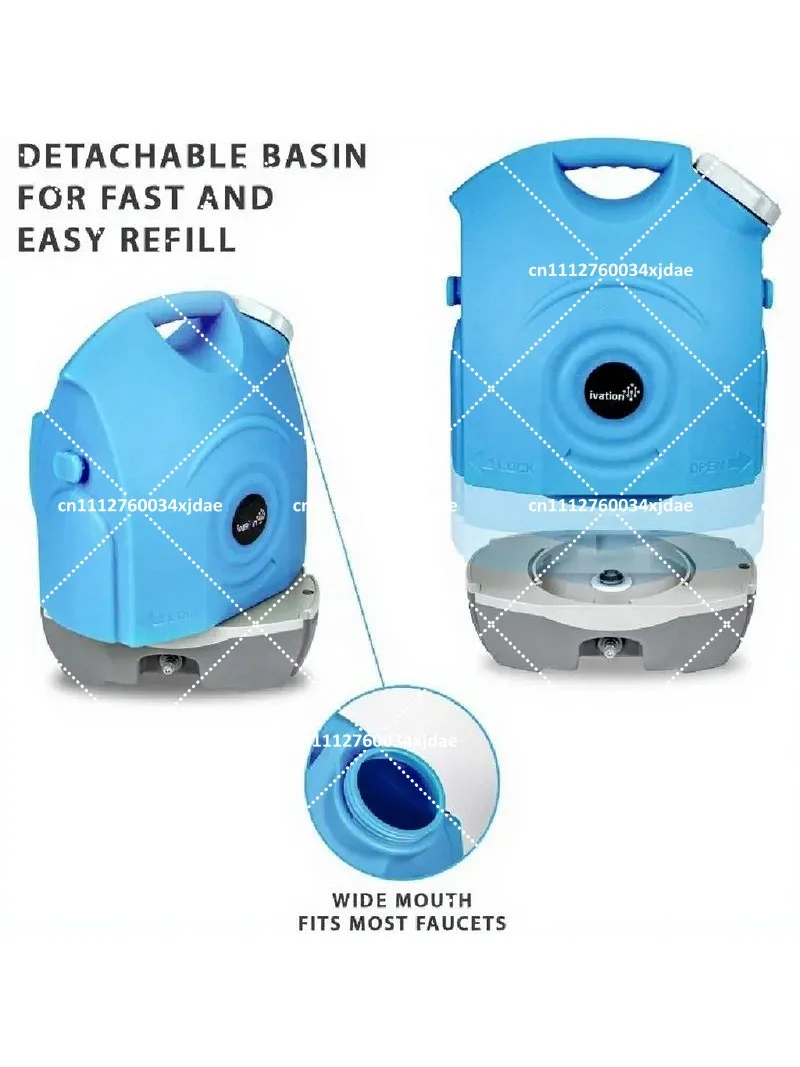 17L Rechargeable Portable Pressure Washer for Car Wash Outdoor Multi-Purpose