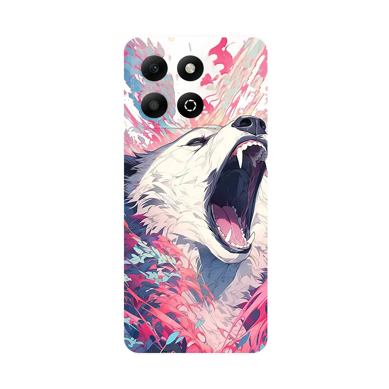 For Honor X7c 5G Case X 7c 4G Leaves Panda Silicone Soft Back Cover for Honor X7C ALT-LX2 ALT-NX1 Phone Case HonorX7C Bumper