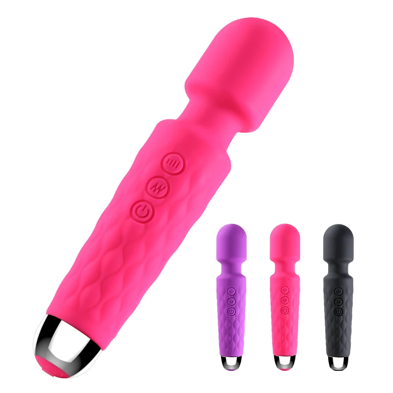 Vibrating dildo AV Wand Massager Wireless Waterproof USB Rechargeable with 8 Powerful Speeds 20 Mode Vibration Sex Toy for Women