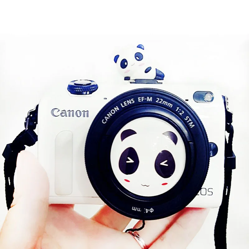 37 40.5 46 49 52 55 58 62 67 mm cute panda Camera Lens Cap Protection Cover Lens Front Cap for canon nikon DSLR Lens