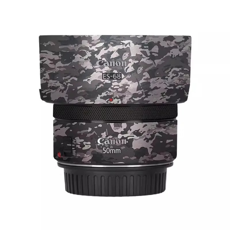 50 1.8 Camera Lens Sticker Premium Sticker Huid Textuur Beschermer 3M Vinyl Wrap Cover Folie Voor Canon Ef 50Mm F 1.8 Stm Ef50 F1.8