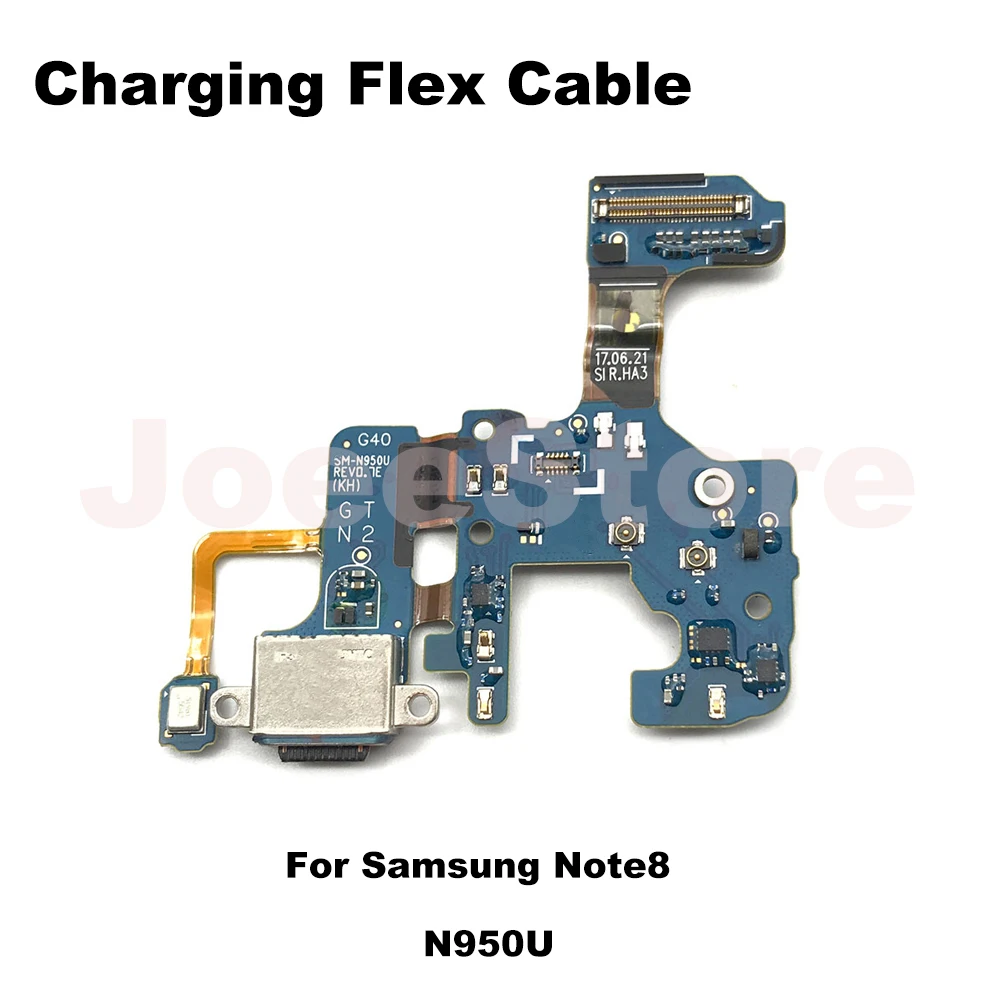 1pcs Charging Port Board Dock Flex Cable For Samsung Galaxy Note 10 20 8 9 Ultra Plus Microphone Type-C Connector Parts