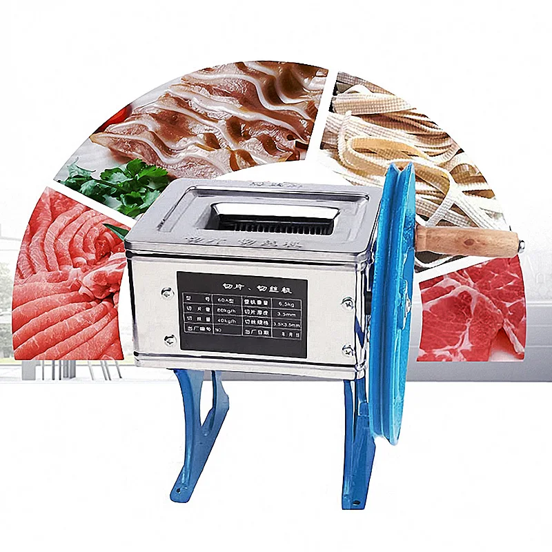 Home Appliance Manual Meat Slicer Kitchen Meat Grinder Stainless Steel Food Processors Electric Chopper Picadoras De Cocina