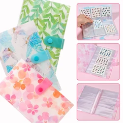 120 Slots Nail Stickers Storage Book 3-Colors Empty Album Collecting Decals Organizer Holder Display Notebook Manicure Nail Tool