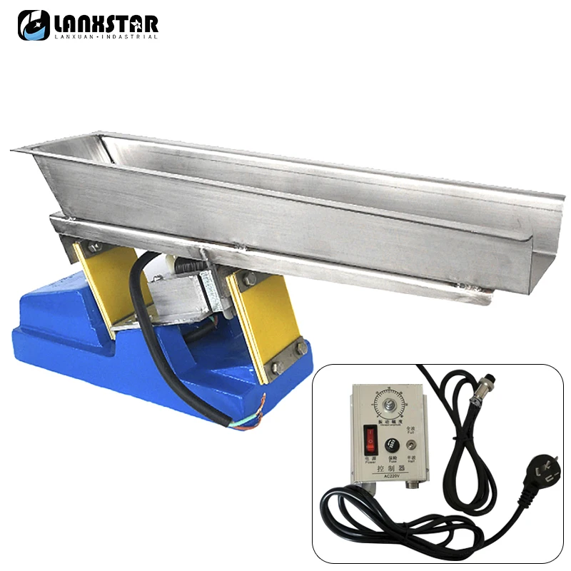 220V Small Electromagnetic Vibrating Feeder Shaking Feeding Machine GZV1 GZV2 Adjustable Speed