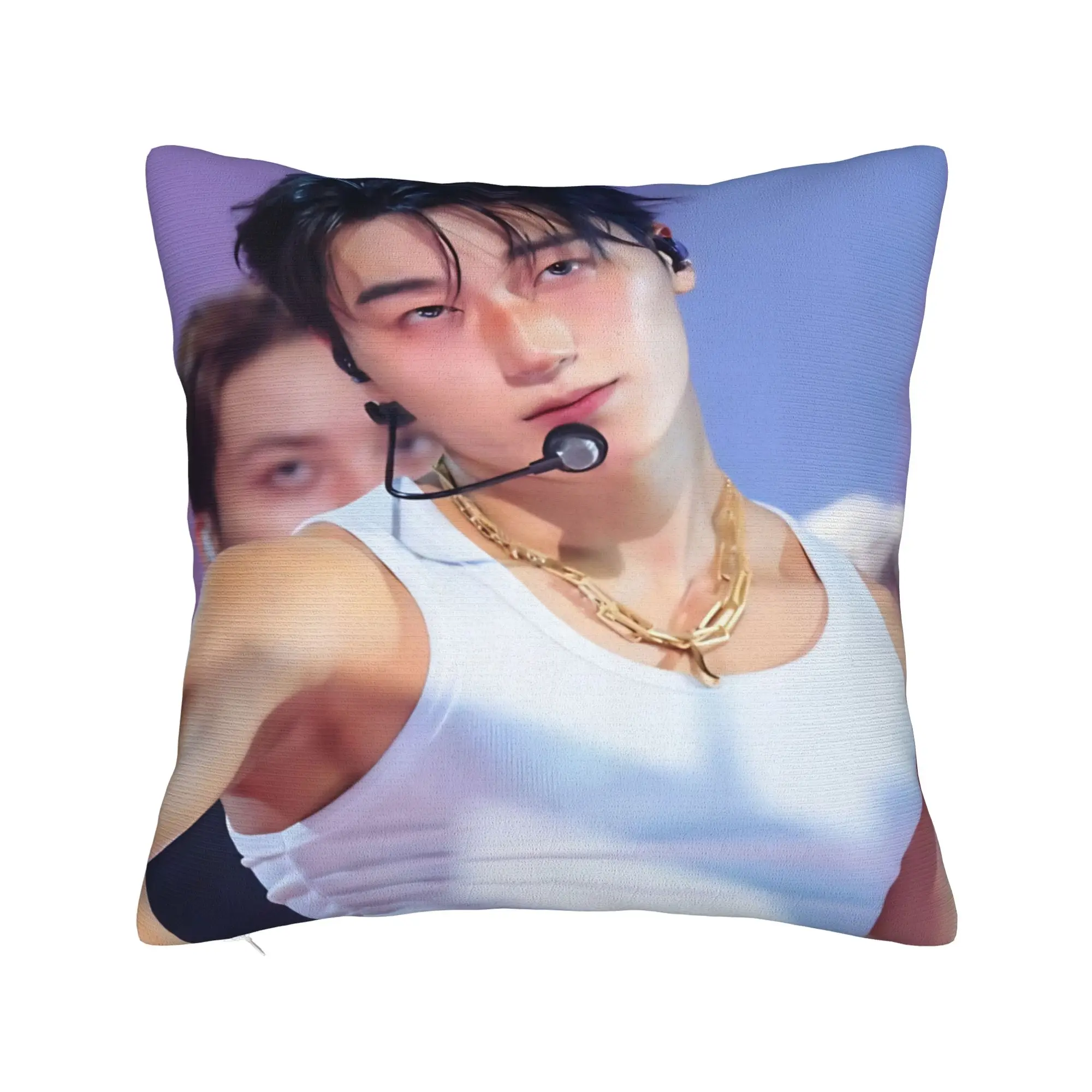 Home Decoration Choi San A-Ateez-Z bad 2026 Pillowcases Merch  Pillow Cover Zippered Multi-Size