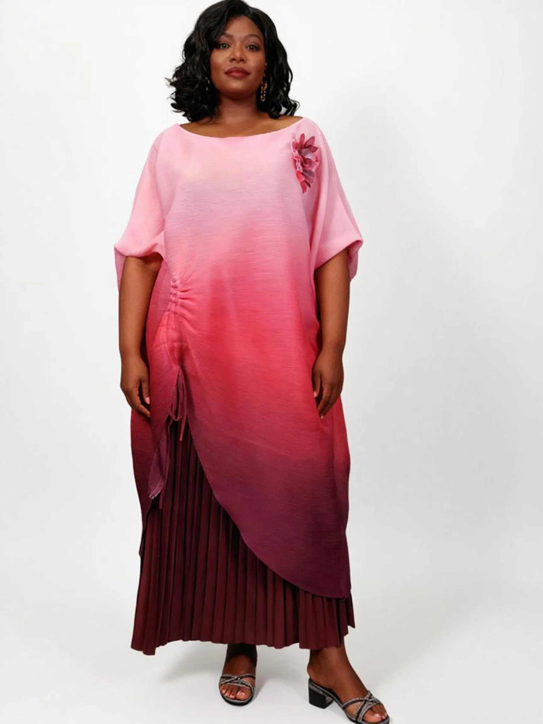 

Традиционный африканский комплект из 2 предметов, вечерние платья, халат, africains femme Dashiki, кафтан, африканские платья для женщин, 2025 г.