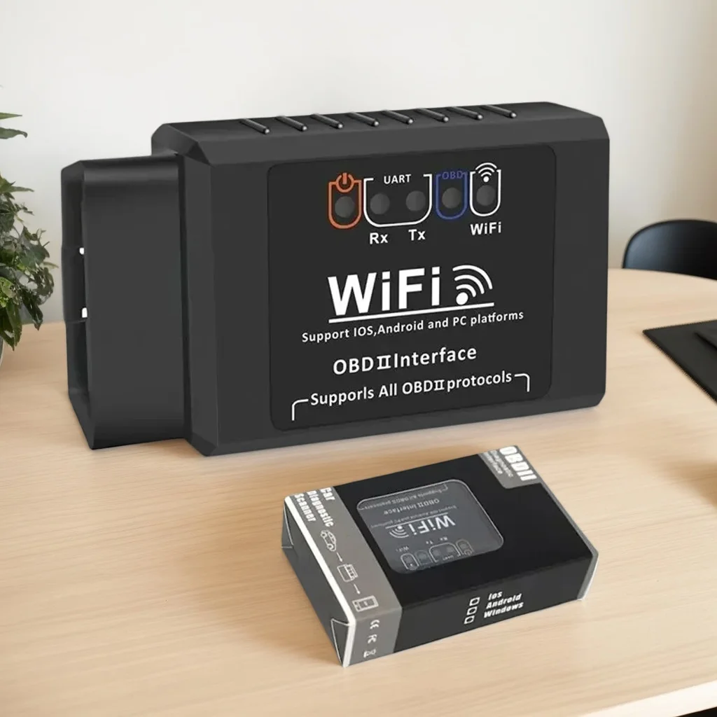 

Сканер OBD2 WIFI ELM327 V1.5 — диагностический инструмент Wi-Fi для iPhone/iOS и Android (считыватель кодов OBDII/OBD2)