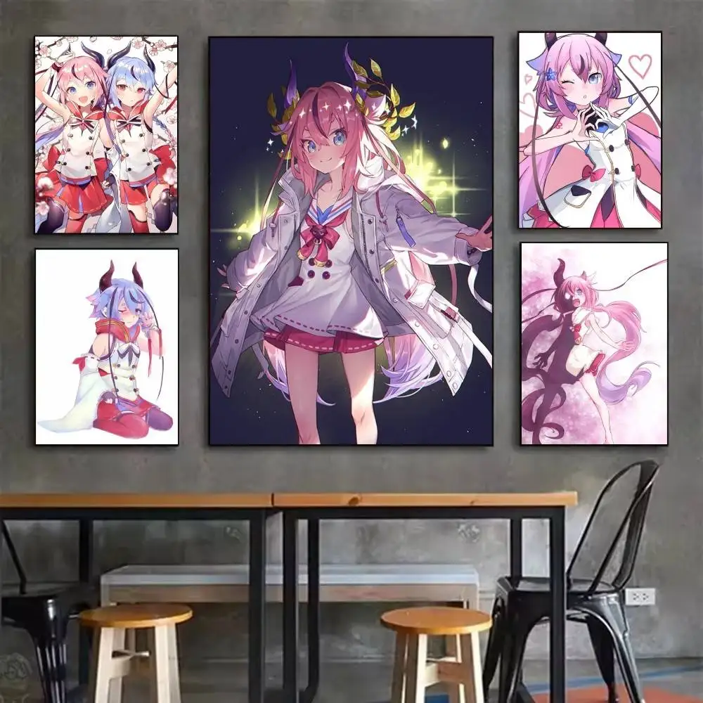 Meika Mikoto Meika Hime Poster Waterproof HD Art Wall Decal Self-Adhesive Print