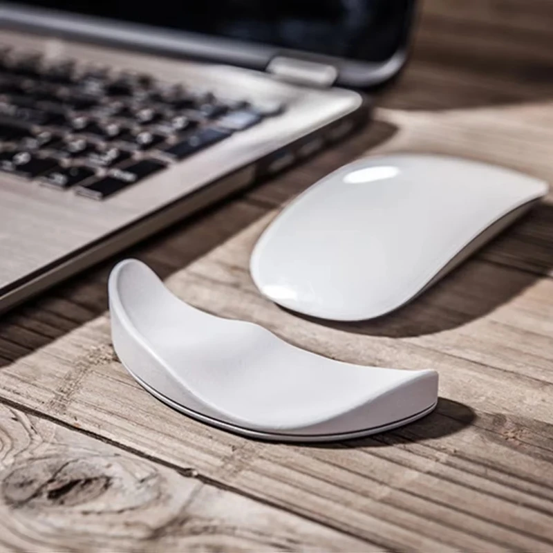 Ergonomic Mouse Pad Wrist Rest Silicone Non Slip Mouse Pad Sliding Palm Rest Designed For Right Handed Use Office Work Gaming