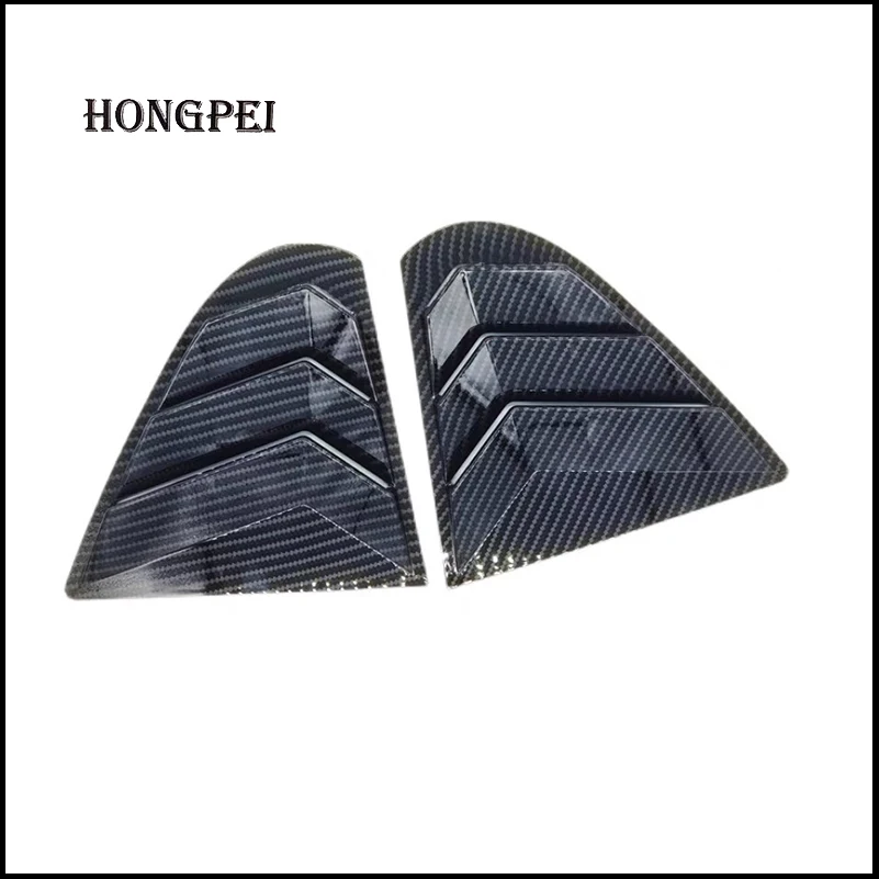 Car Styling For Mitsubishi Lancer EX X Evo 2008-2018 Rear Window Side Vent Shutter Louver Trim Cover Auto Accessories