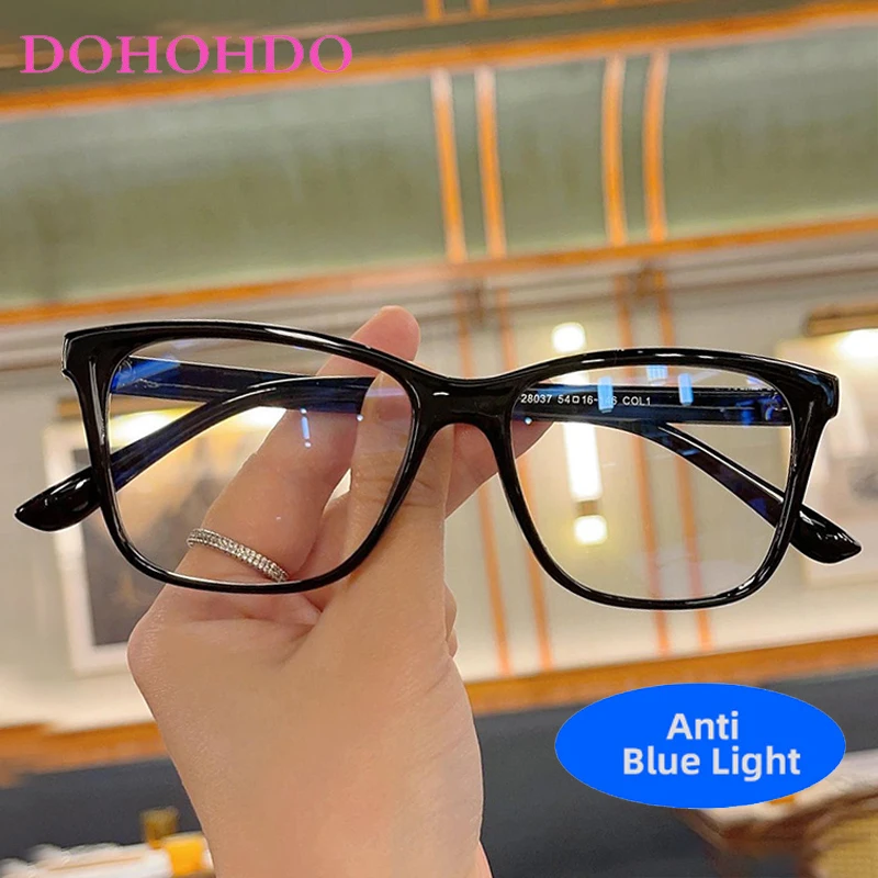 

Retro Classic Square Blue Light Blocking Glasses Women New Fashion Luxury Designer Computer Games Eye Protection Eyewear Lentes