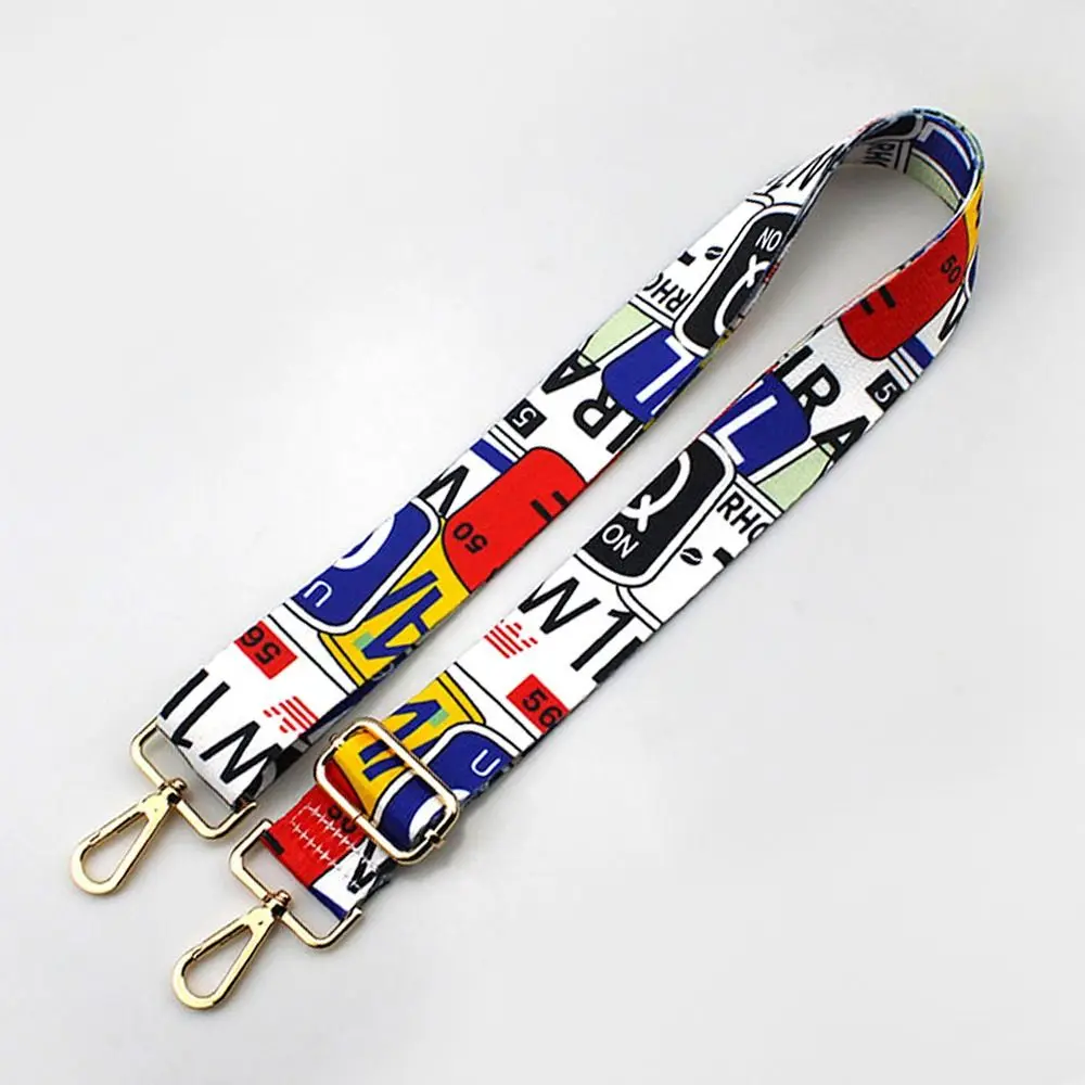 Ethnic Style Embroidered Bag Strap Woman Purse Straps for Crossbody Messenger Shoulder Bag Accessories Adjustable Belts Straps