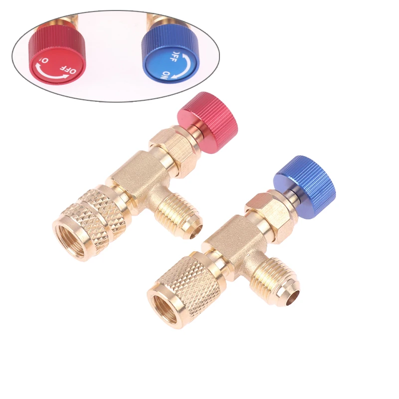 R22 Detection Tool DIY Accessories Air Conditioner Plus Safety Liquid Valve R410 R22 Refrigerant Vacuum Maintenance Switch