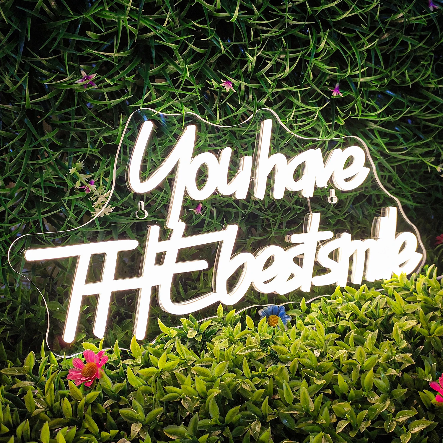 You Have The Best Smile Neon Signs LED Room Wall Decor USB Powered For Bedroom Living Room Birthday Party Home Art Decor Gifts