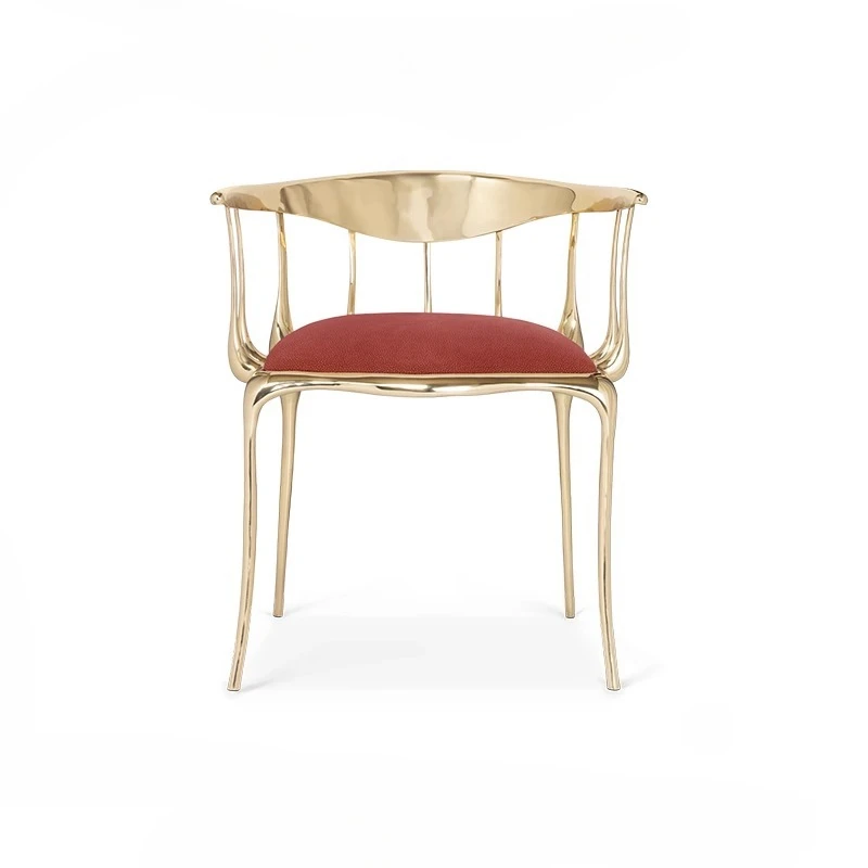 

Dining Chair High-end Single Reception Chair Home Villa Backrest Leisure Chair