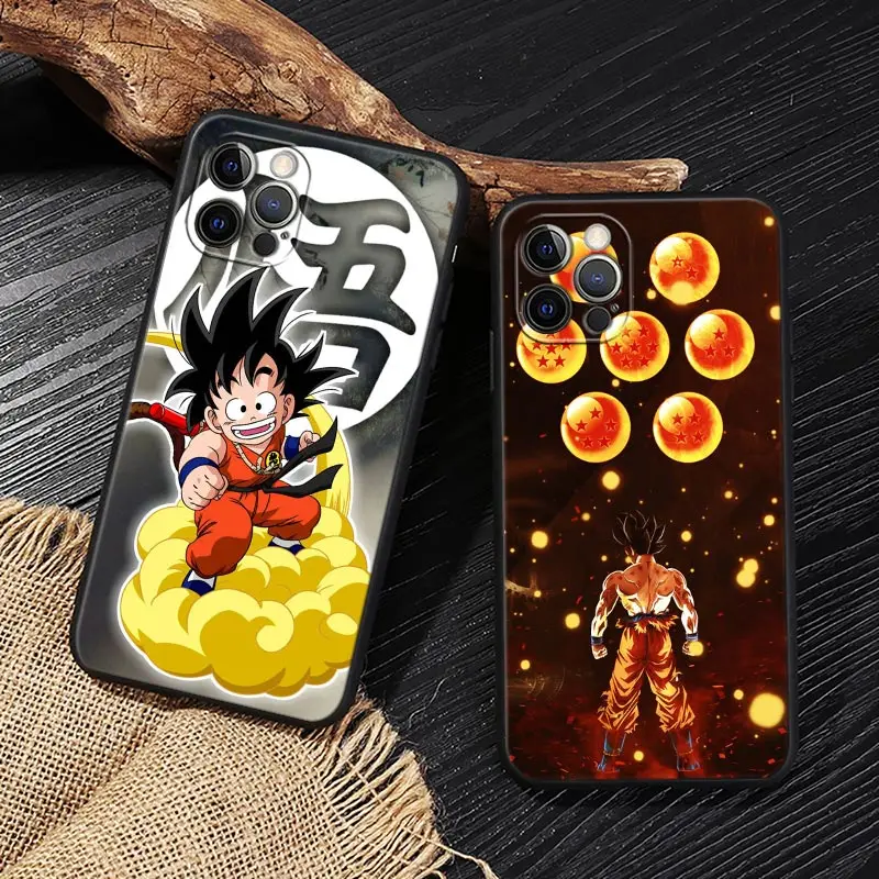 Little Goku Drawings Dragons Balls Z Funda For iphone 17 Case For iPhone 16 15 11 12 13Mini 17 Pro Max 13 Plus 17E 16E Air Cover view 2