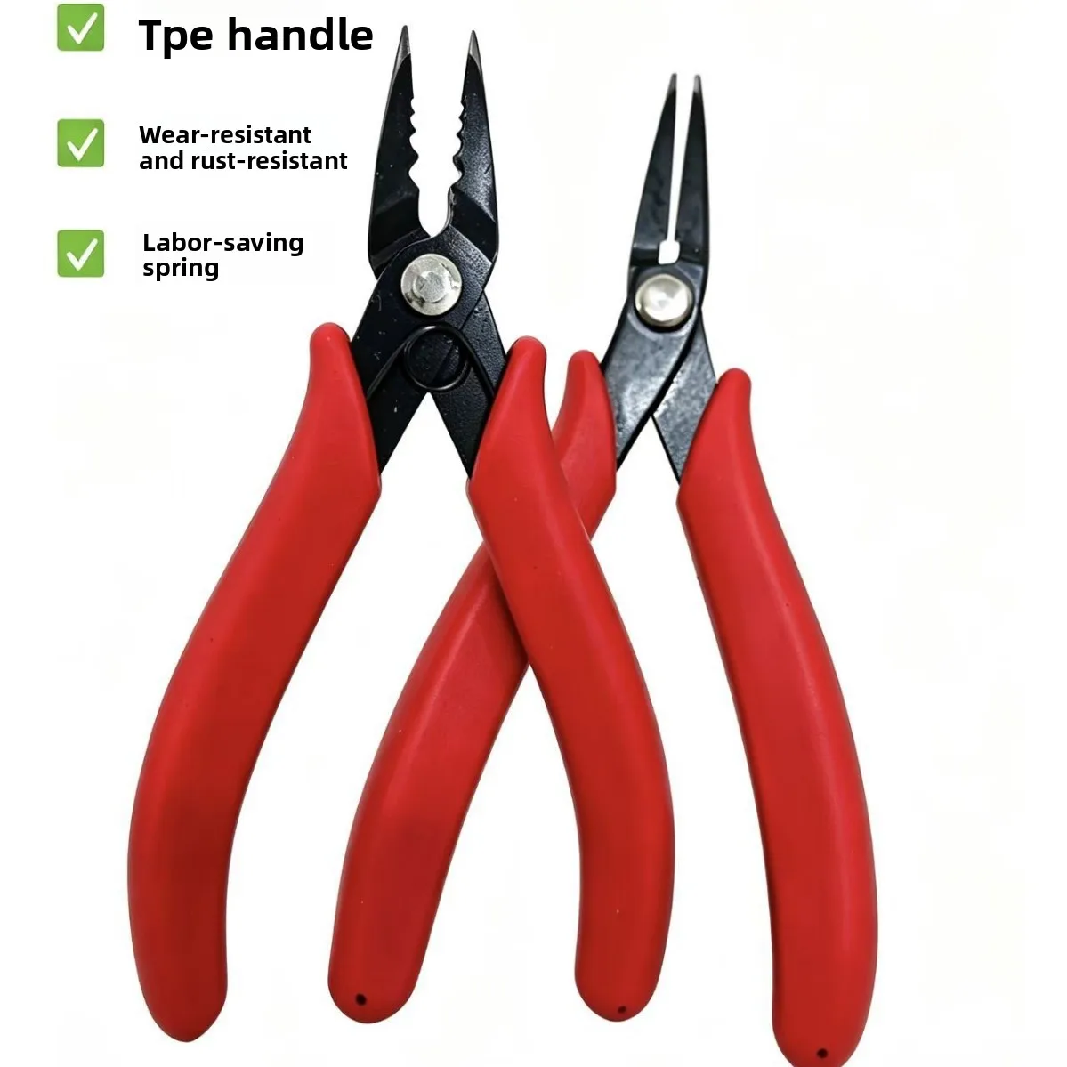 American Style Needle Nose Pliers Bead Positioning Plier DIY Jewelry Craft Tool for Wire Clasp Crimp Bead Hand Making Work