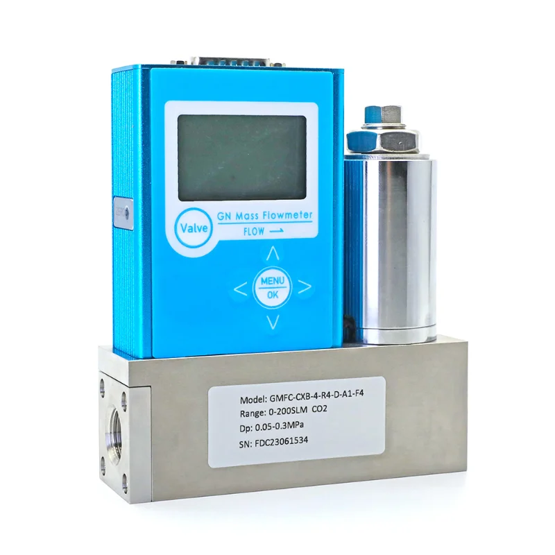 High precision micro variable area air co2 flow controller gas mass flowmeter