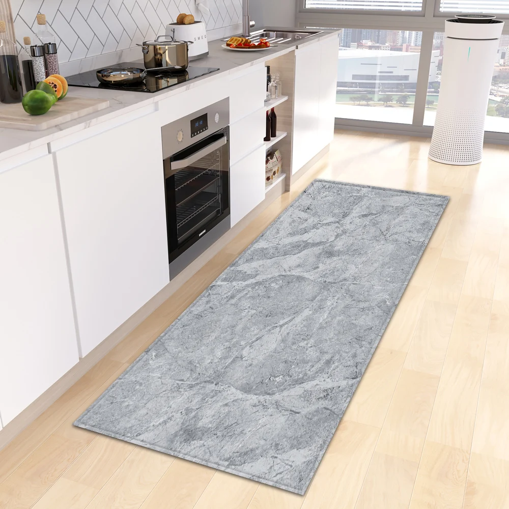 Custom Made Kitchen Rug Bedroom Entrance Doormat Bath Living Room Floor Decor Carpet Home Bedside Hallway Non-Slip Long Foot Mat