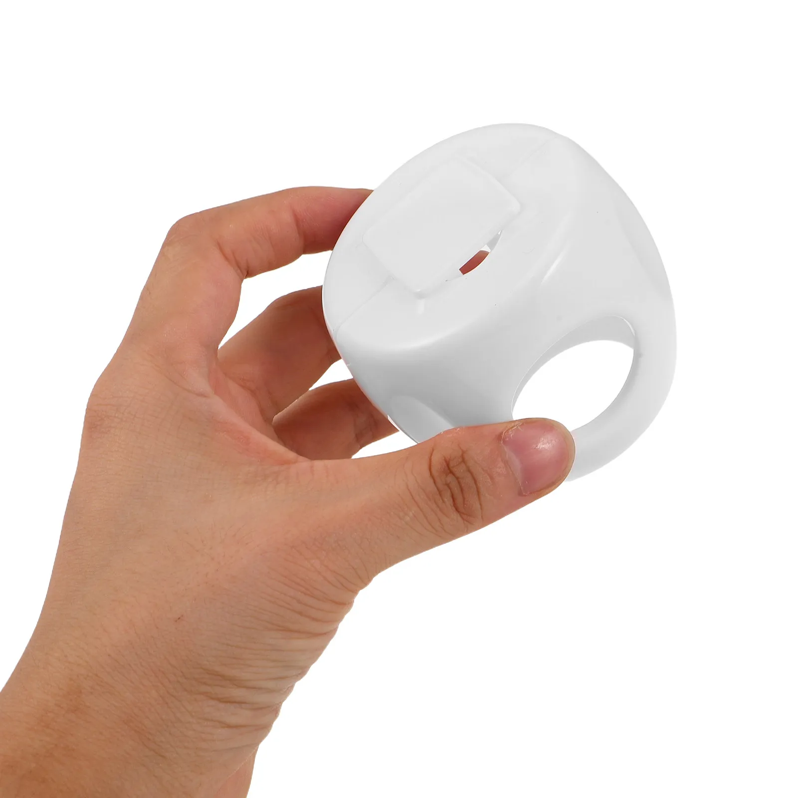 

6Pcs Safety Door Handle Covers White Round Knob Protectors Childproof Door Handle Guard for Proof Anti-Collision