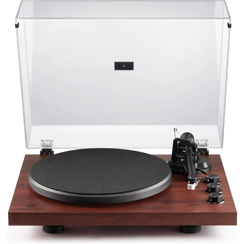 Vinyl Record Player Turntable  Pitch Control, Built-in Phono Preamp, Adjustable Counterweight, AT-3600L，home.