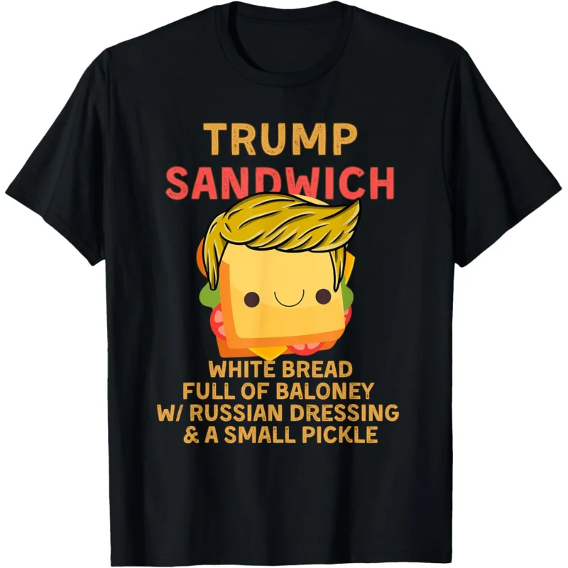 Camiseta engraçada da eleição do sanduíche Trump 2024