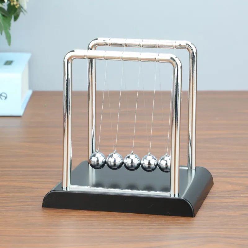 Newtons Cradle Balance Balls Swinging Science Physics Gadget Desktop Kinetic Motion Toy for Home And Office Novelty Gifts